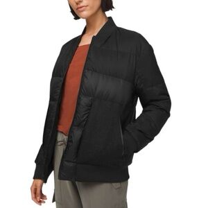 Lululemon Roam Far Wool Down Feather Reversible Bomber Puffer Jacket